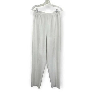VTG Bend Over Levi's Women's White Slacks Trousers Medium Elastic Waist